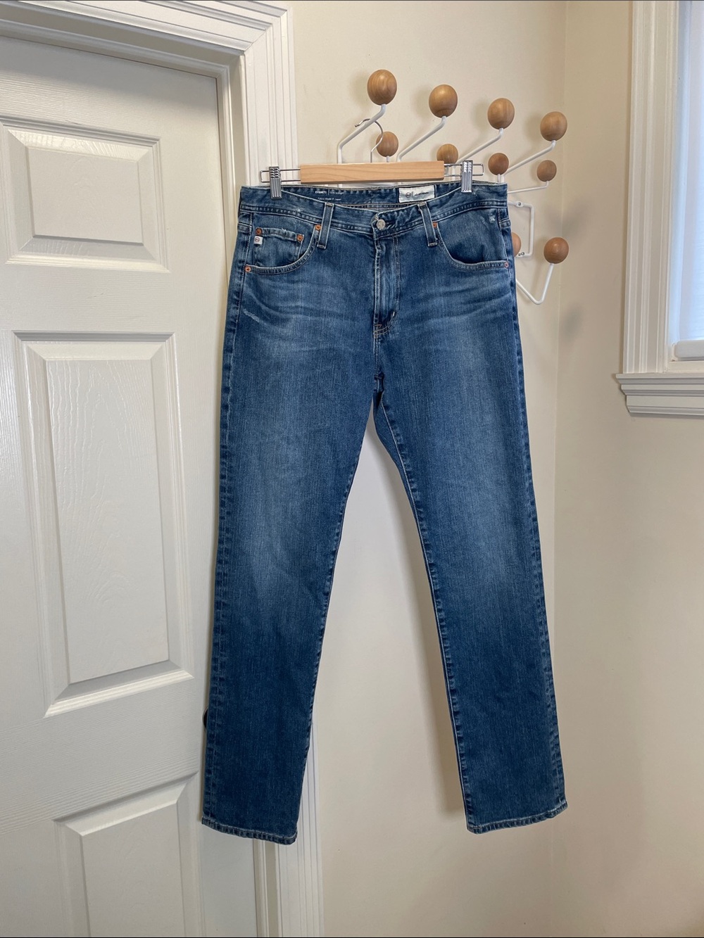 Adriano Goldschmied AG-Ed Slim Straight Denim Jeans - Blue - 34x33